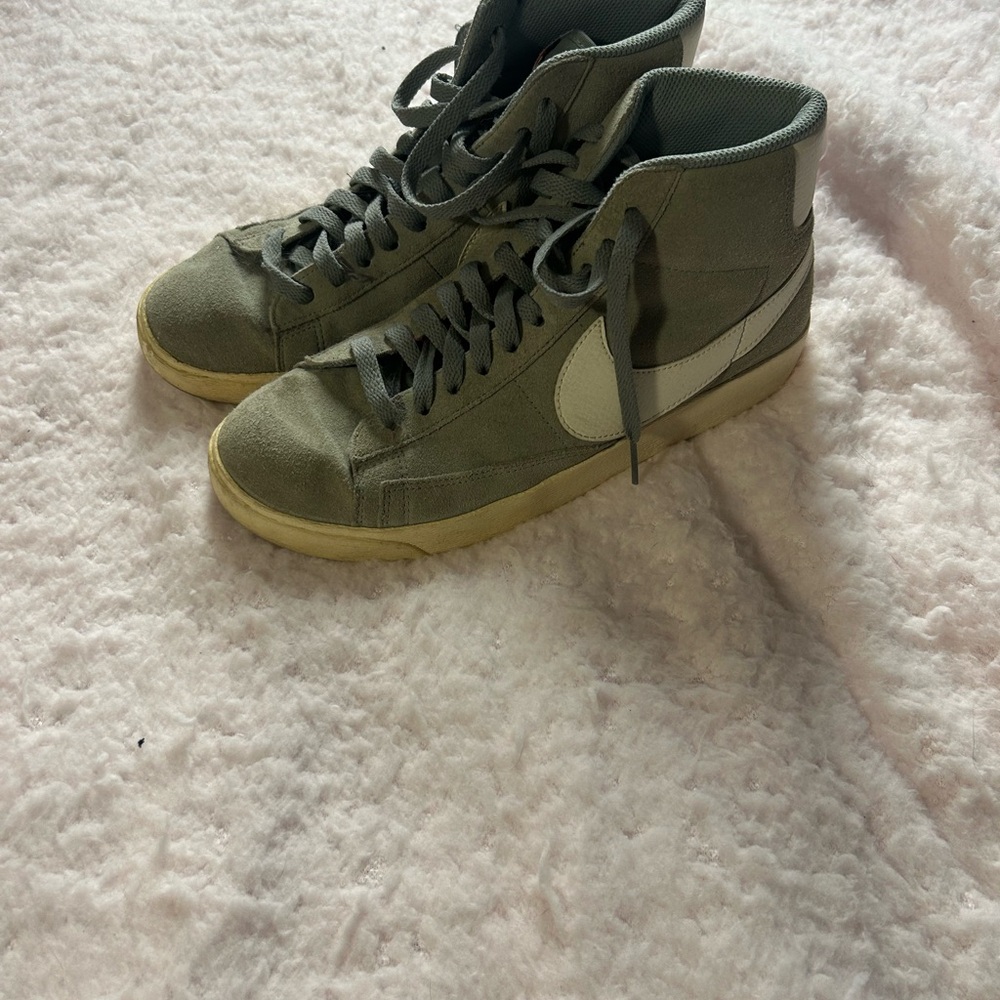 Nike High-Top Suade Sneakers